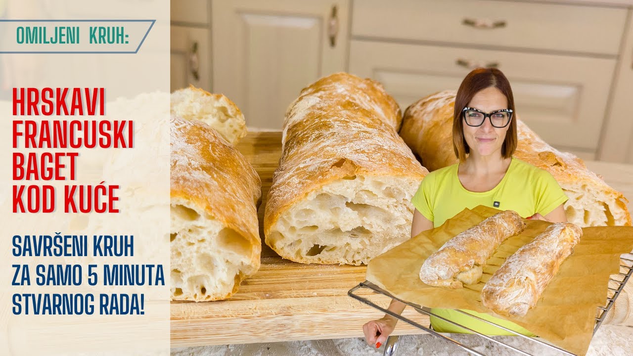 5 minuta do savršenog Kruha 🍞 Recept bez muke, mješanja i miksera