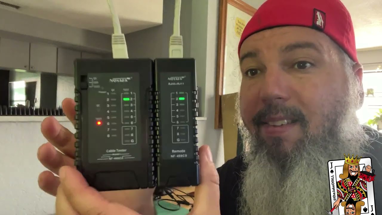 2 Minute Tool review :  RJ45 Cable Tester  - Test your network cables.