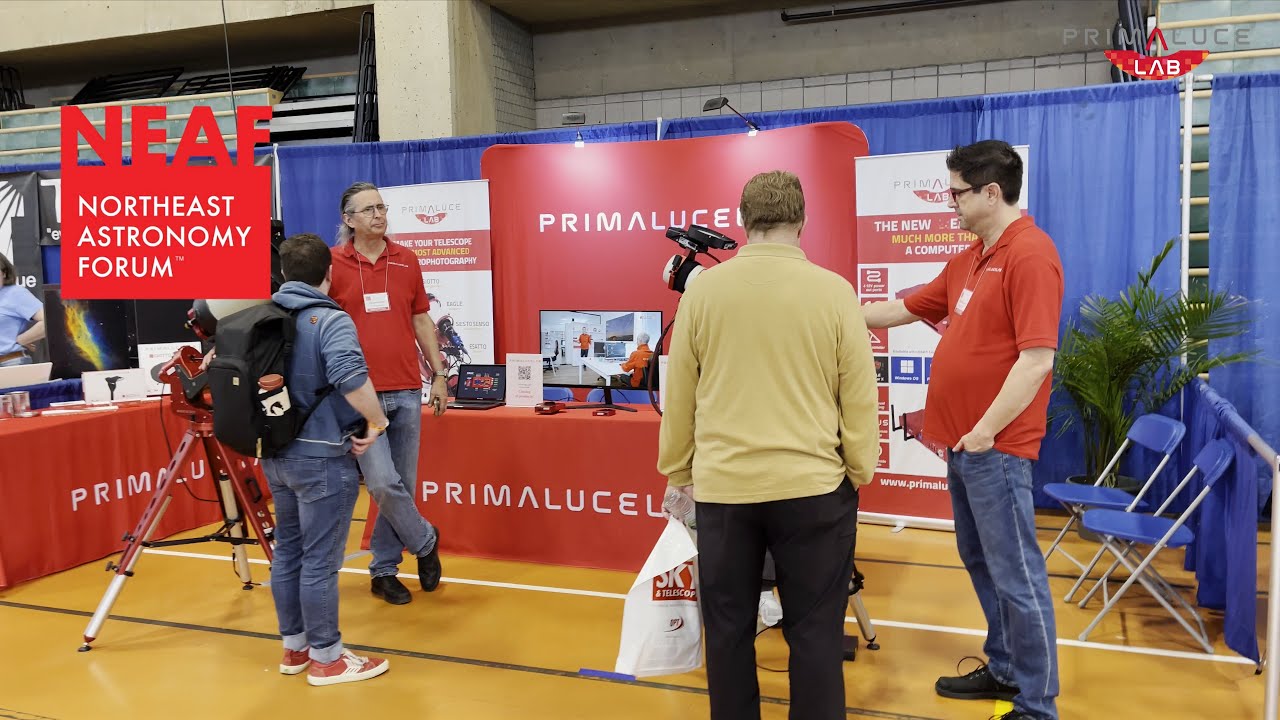 PrimaLuceLab booth at NEAF astronomy and telescopes Expo in USA 2023