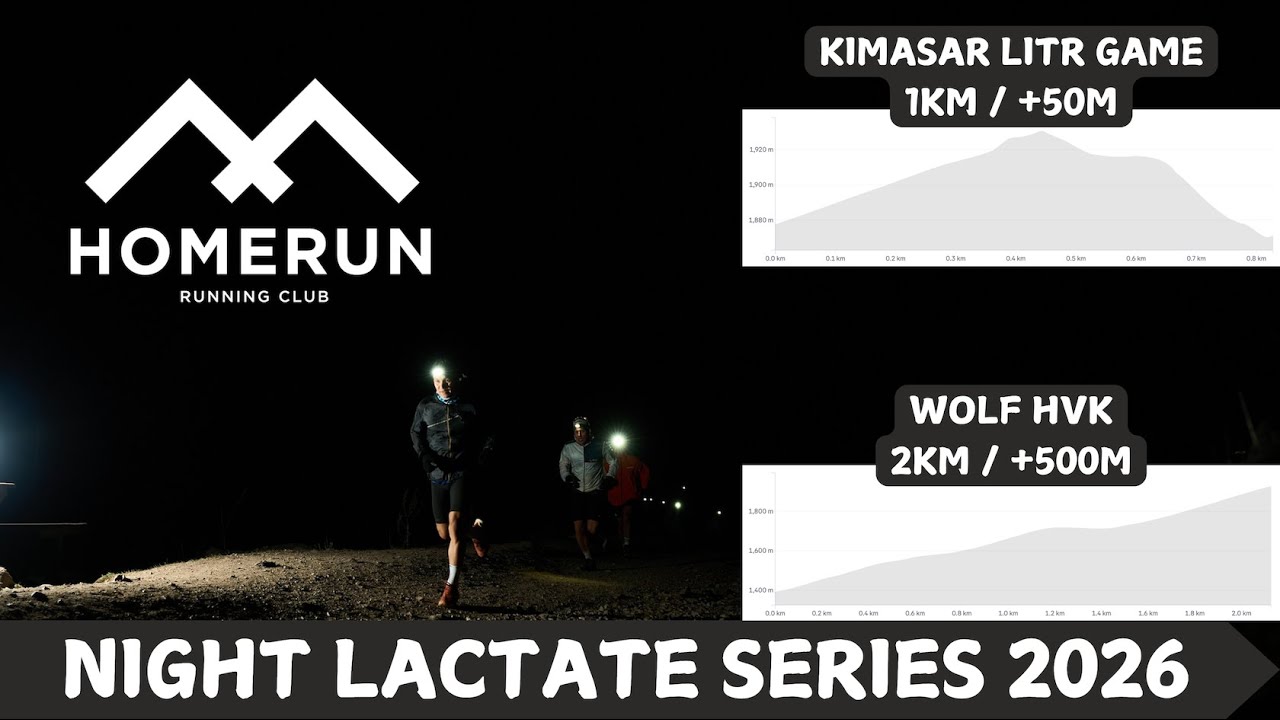 HOMERUN NIGHT LACTATE SERIES WINTER 2026 🏃‍♂️ | Pedro Vizuete