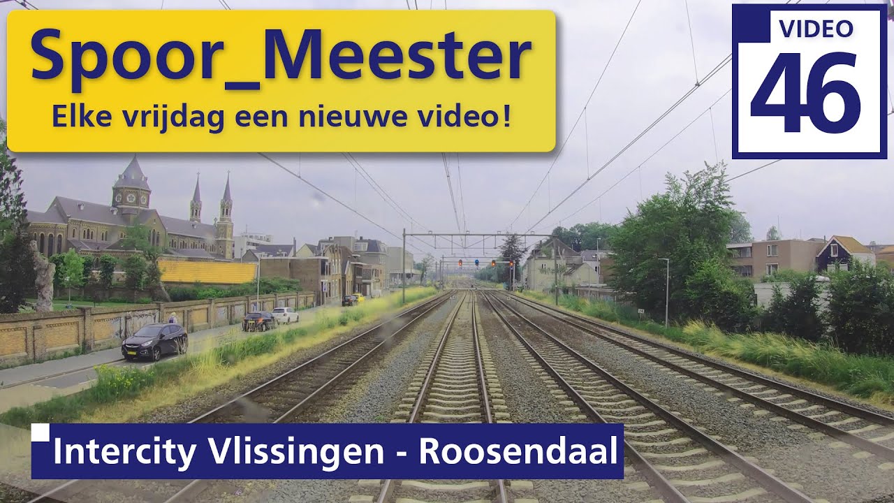 (4K) Cabview NS Trein Virm |Rij mee in de regen van Vlissingen naar Roosendaal met de INTERCITY (46)
