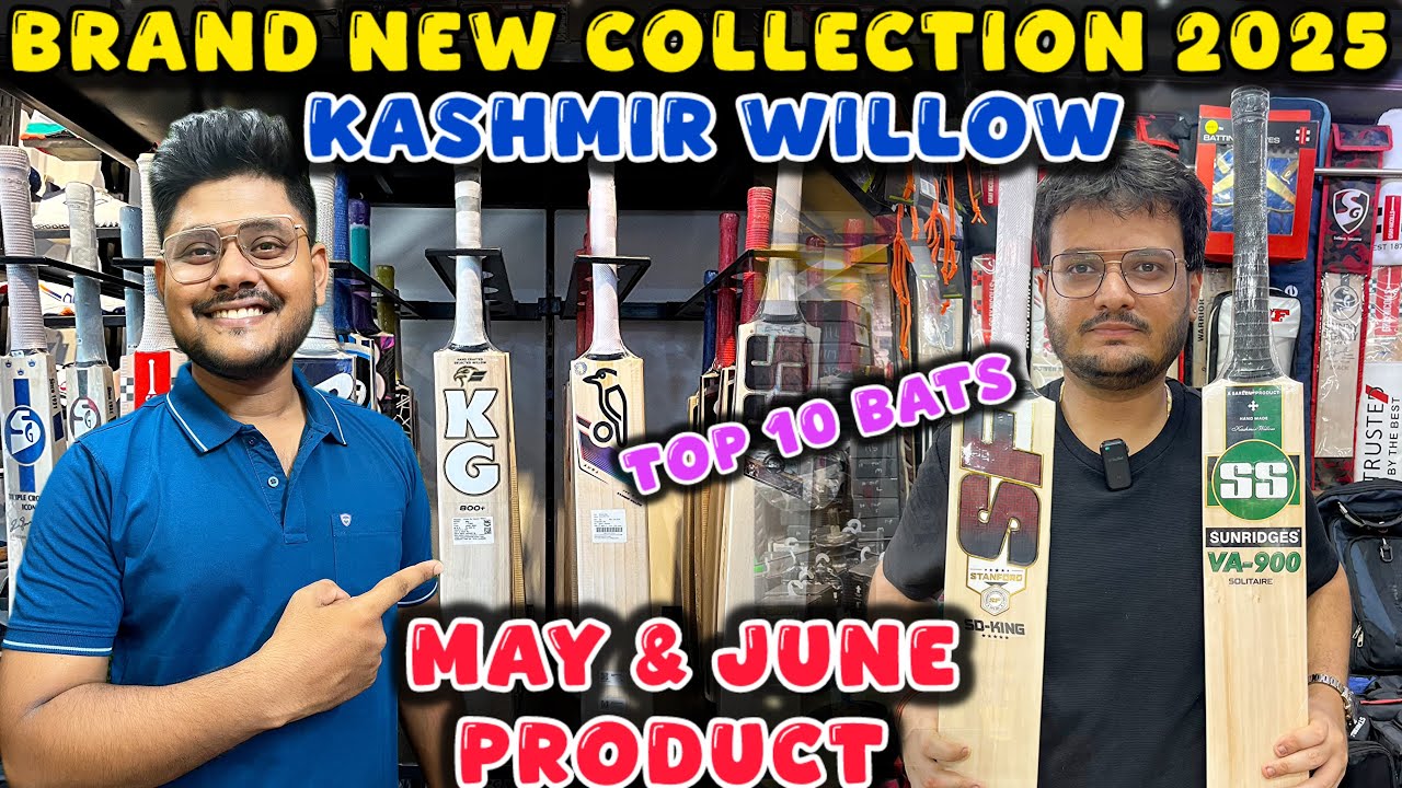 Kolkata Cricket Bat Market | Maidan Market Kolkata | Kashmir Willow Collection 2025