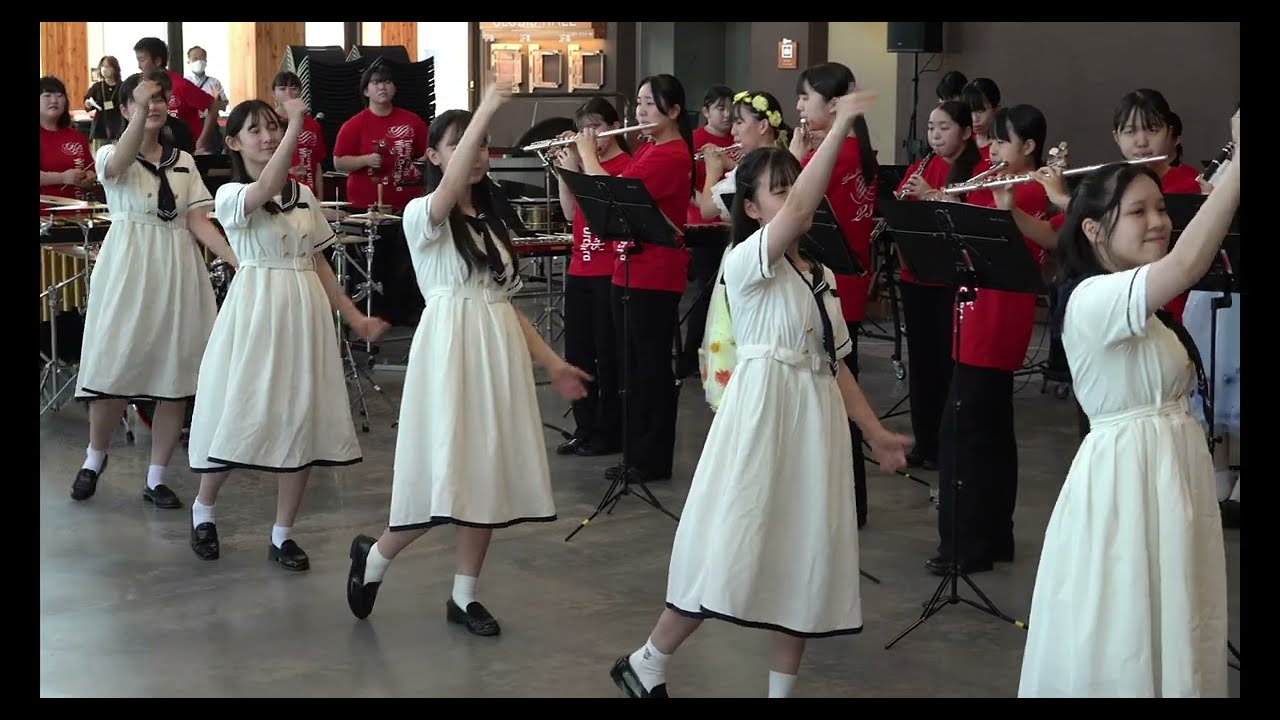2023.07.30 大成女子高等学校吹奏楽部　水戸市民会館　市民会館音楽祭　プロムナードコンサート