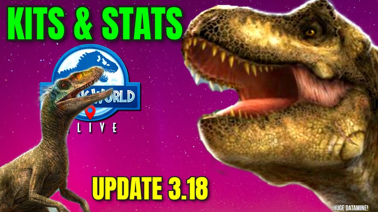 All Dinosaur Kits in Jurassic World Alive Update 3.18!