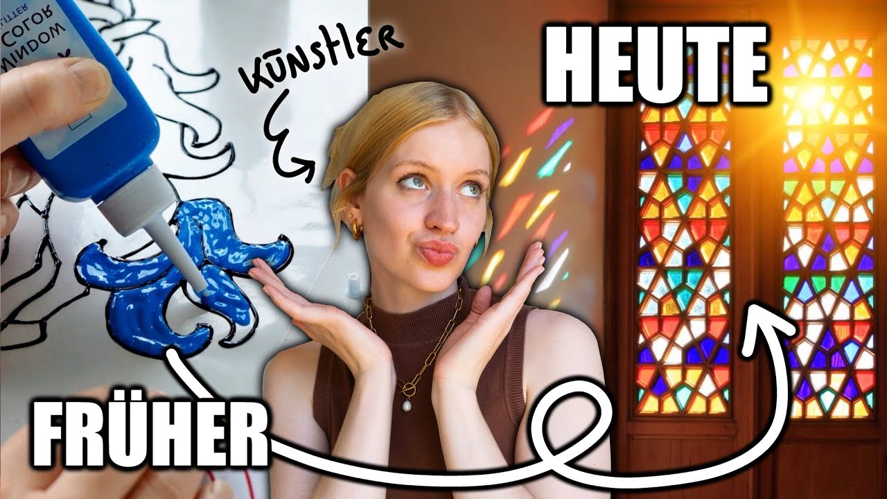 mit WINDOWCOLORS ein BUNTGLASFENSTER erschaffen! || Künstlerin Testet / DIY