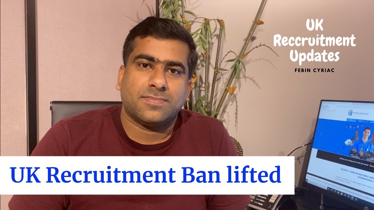 NHS Recruitment Ban Lifted
