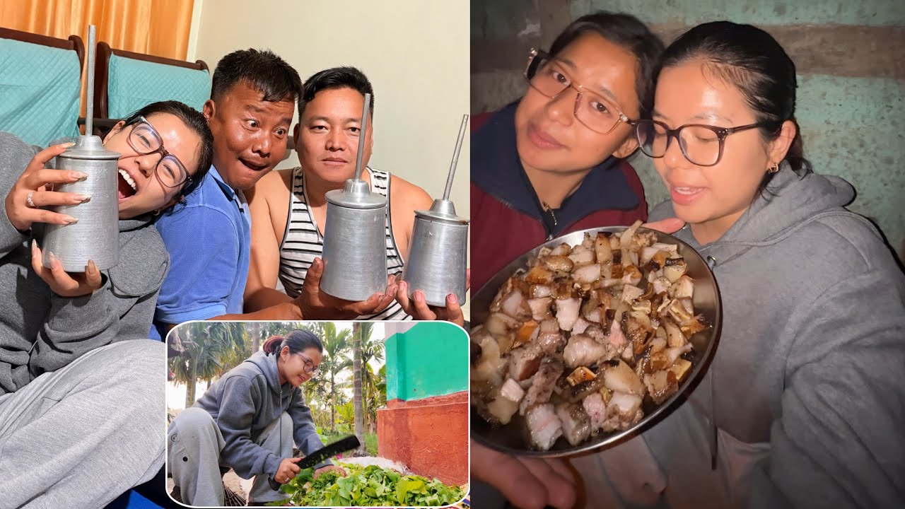 FAMILY BASERA SUNGURKO KAAN SANGAI TONGBA TAKKA HAI TA❤️ EATI GARESI ARKO PALI KASO NAPAIYELA TA🤭