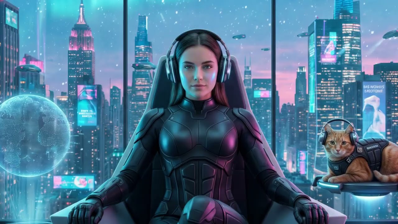 Futuristic Lofi Beats 🌌 Calm Focus Music for Studying & Working