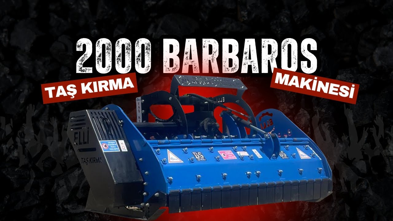 2000 Barboras Taş Kırma Makinesi - Stone Crusher Machine