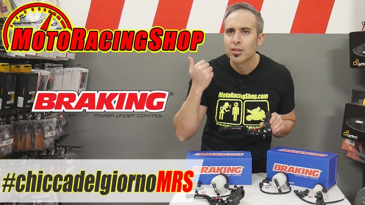 Pompe freno e frizione radiali BRAKING consigli Recensione #ChiccadelgiornoMRS - MotoRacingShop.com