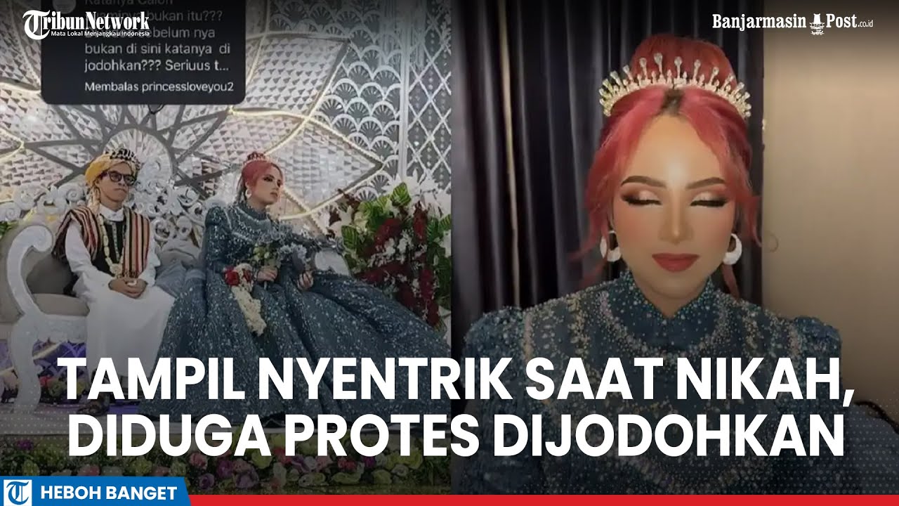 Sosok Ning Robwah Anak Kyai Viral Usai Nekat Tampil Nyentrik Saat Nikah, Diduga Protes Dijodohkan