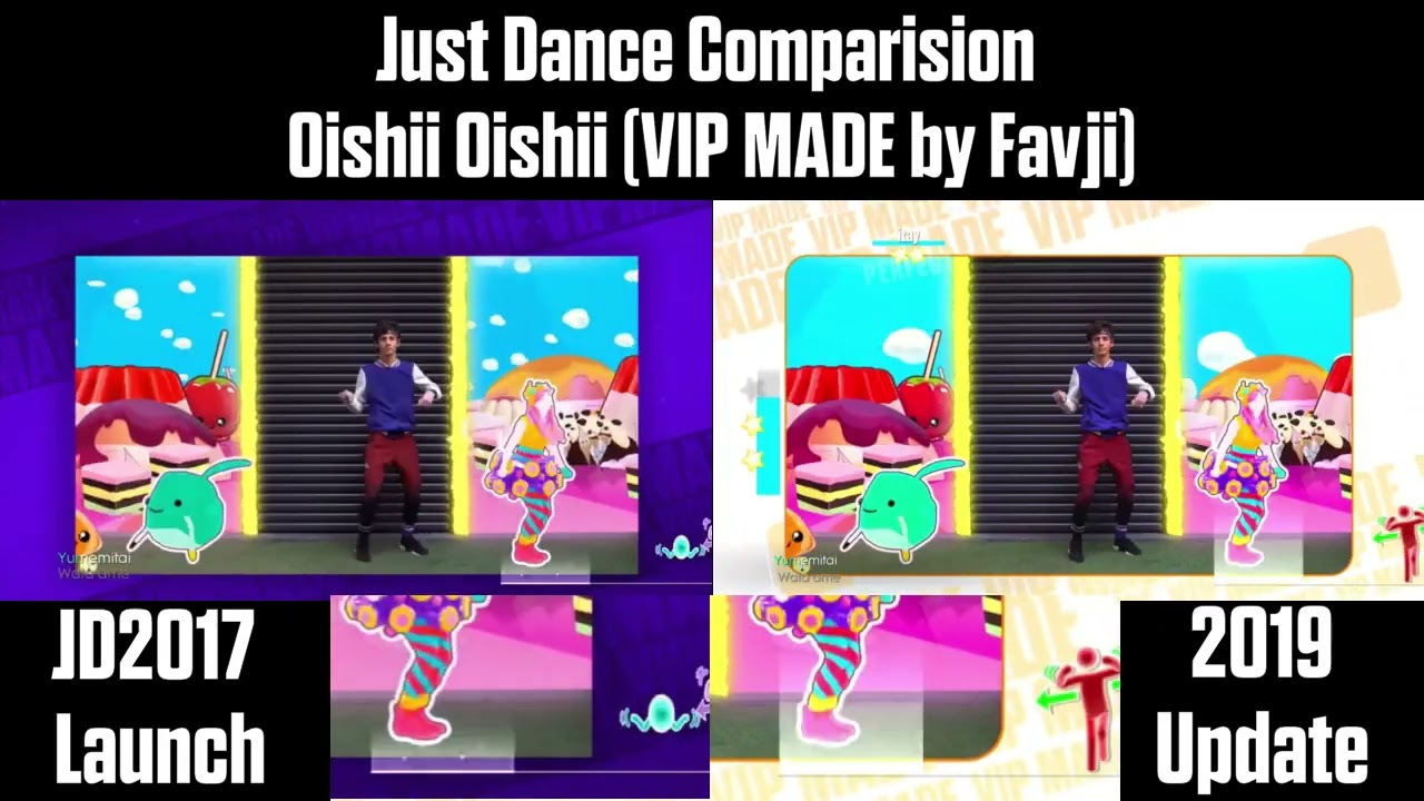 Just Dance Comparision - Oishii Oishii VIP MADE by @FavijTV
