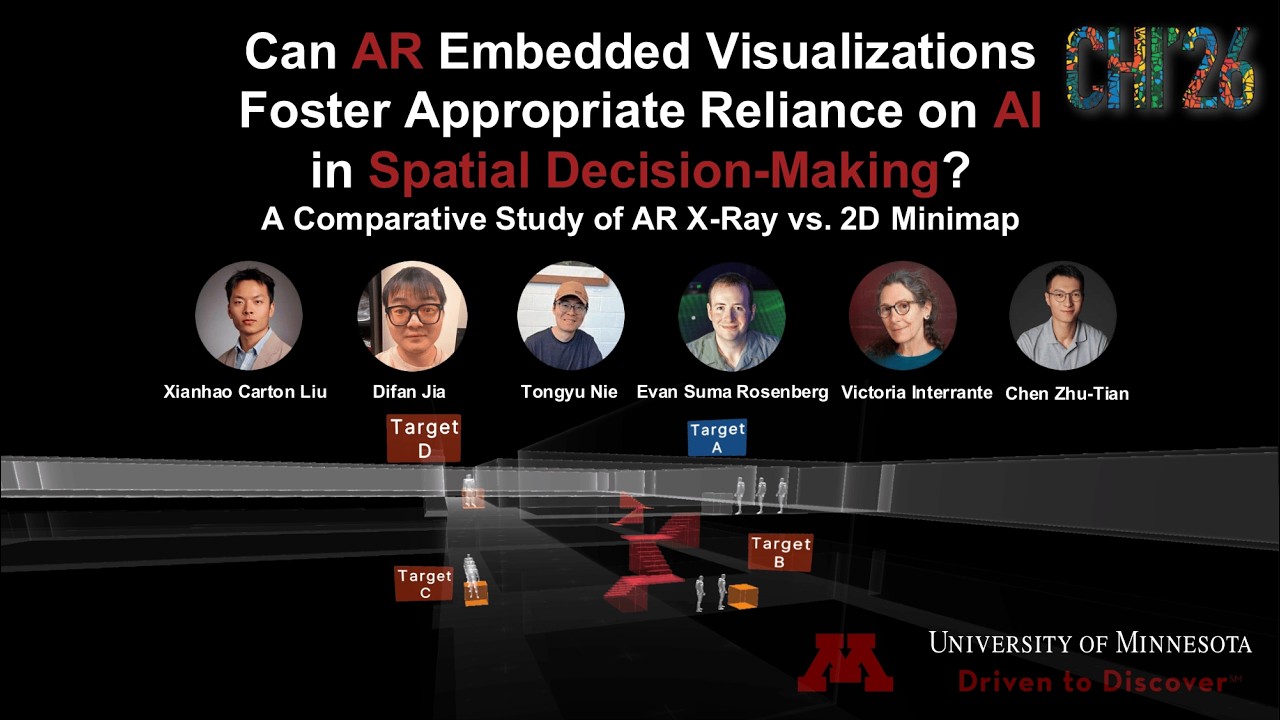 [CHI26] Can AR Embedded Visualizations Foster Appropriate Reliance on AI in Spatial Decision-Making?