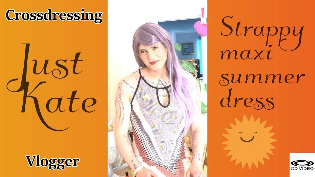 Crossdressing Vlogger Sexy Maxi Summer Dress