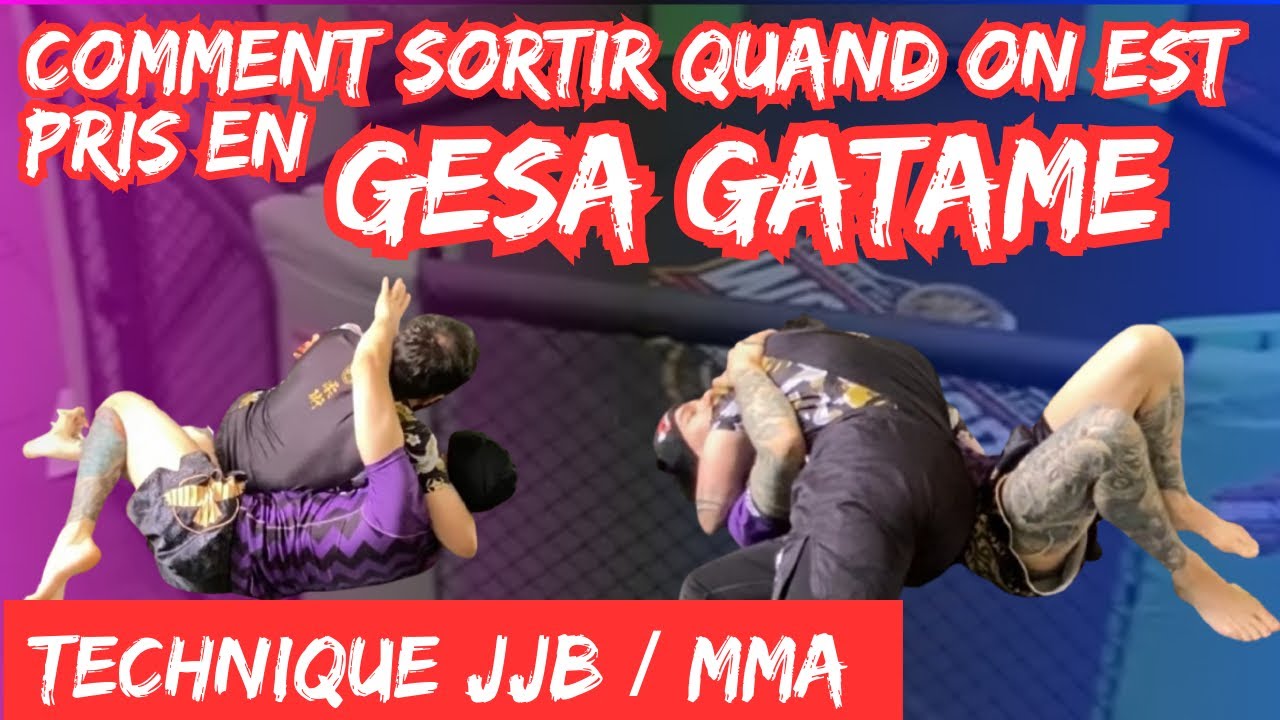 Comment sortir quand on est pris en Gesa gatame (position latérale) technique JJB/Grappling/MMA