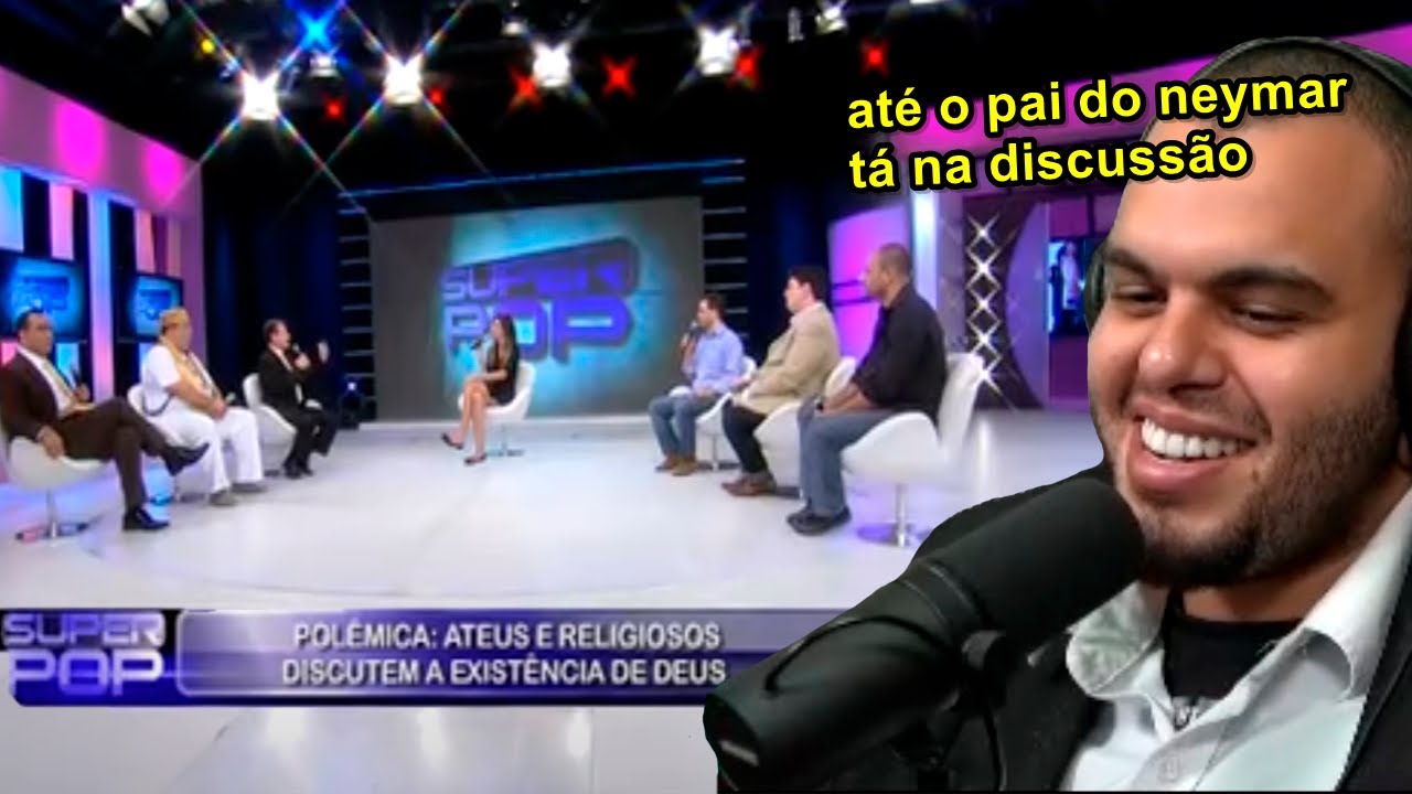 RINHA ENTRE RELIGIOSOS E ATEUS NO SUPERPOP - Maicon React