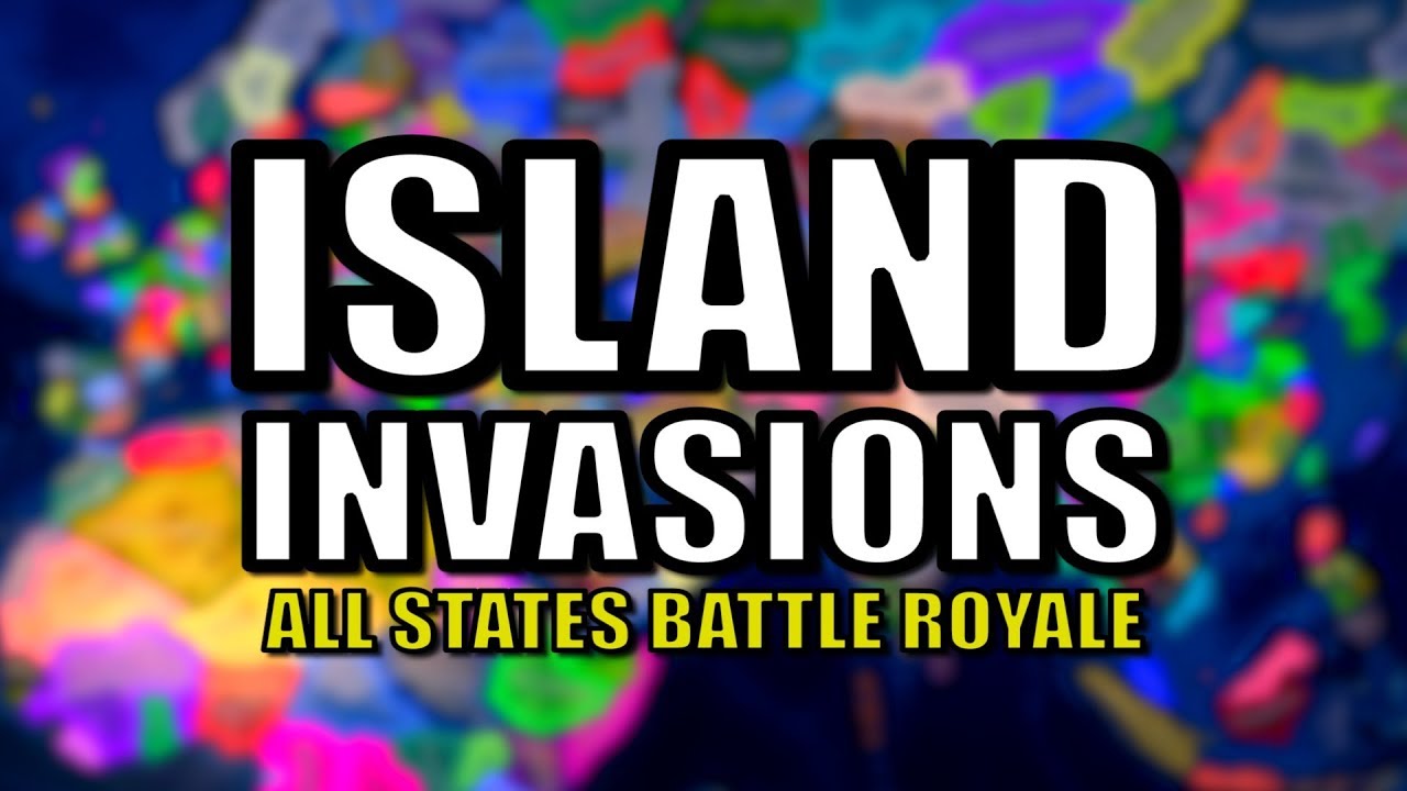 All States Battle Royale - Island Nations Invasion (HOI4)