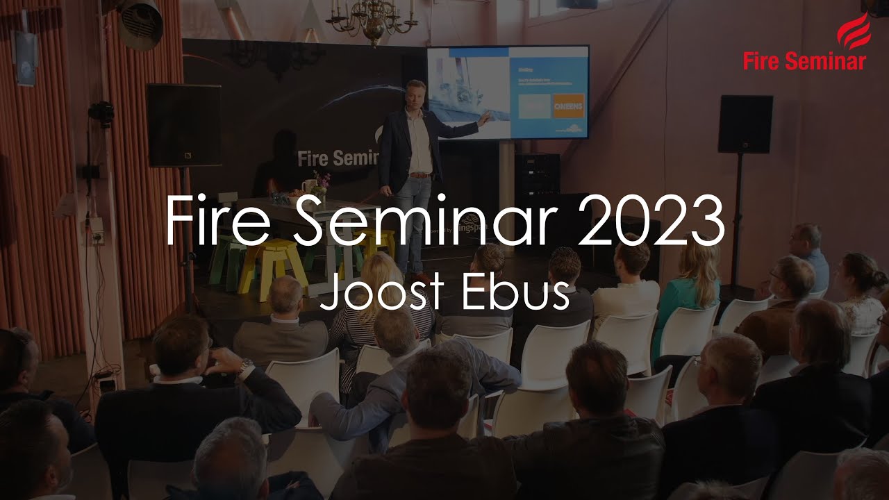 Brand in of nabij een PV-installatie: een uitdaging voor de brandweer | Joost Ebus |Fire Seminar '23
