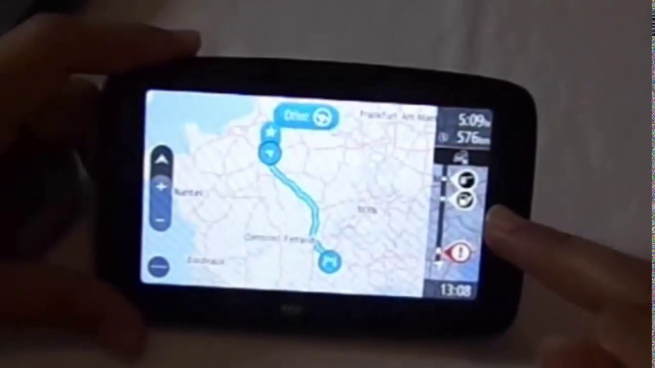 how to enter Latitude longitude to TomTom GPS