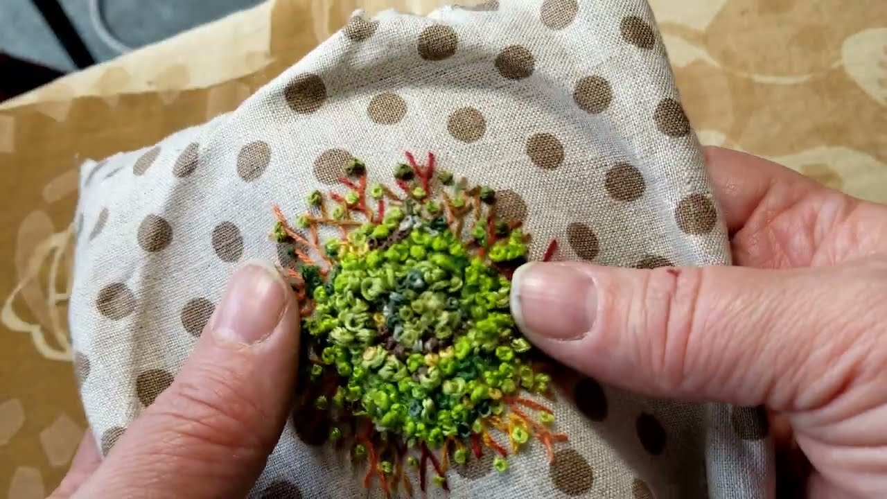 Embroidered Moss Test 1