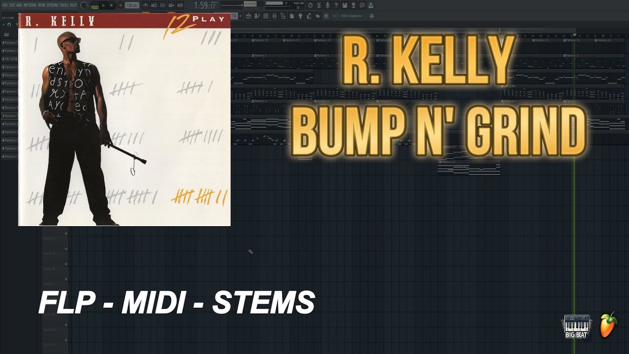 R. Kelly - Bump N' Grind (FL Studio Remake) FLP + MIDI + STEMS