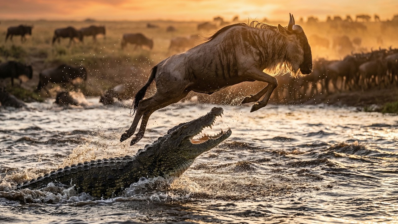 They Must Keep Moving... Wildebeest From Serengeti to Maasai Mara | Wildlife Documentary 4K