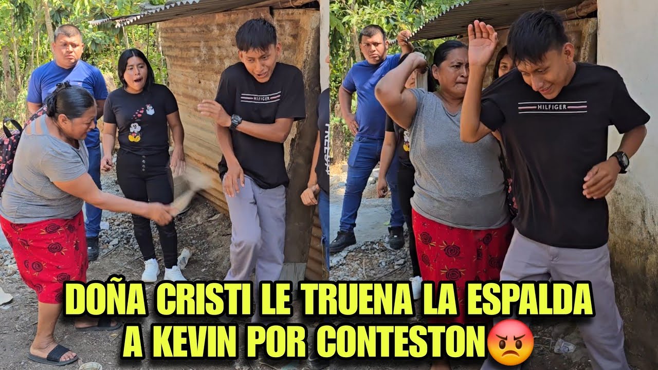 Dios Mio Doña CRISTI Bien Furiosa Le Truen4 La Espalda A KEVIN, Todo Por Andar De Contestón😡