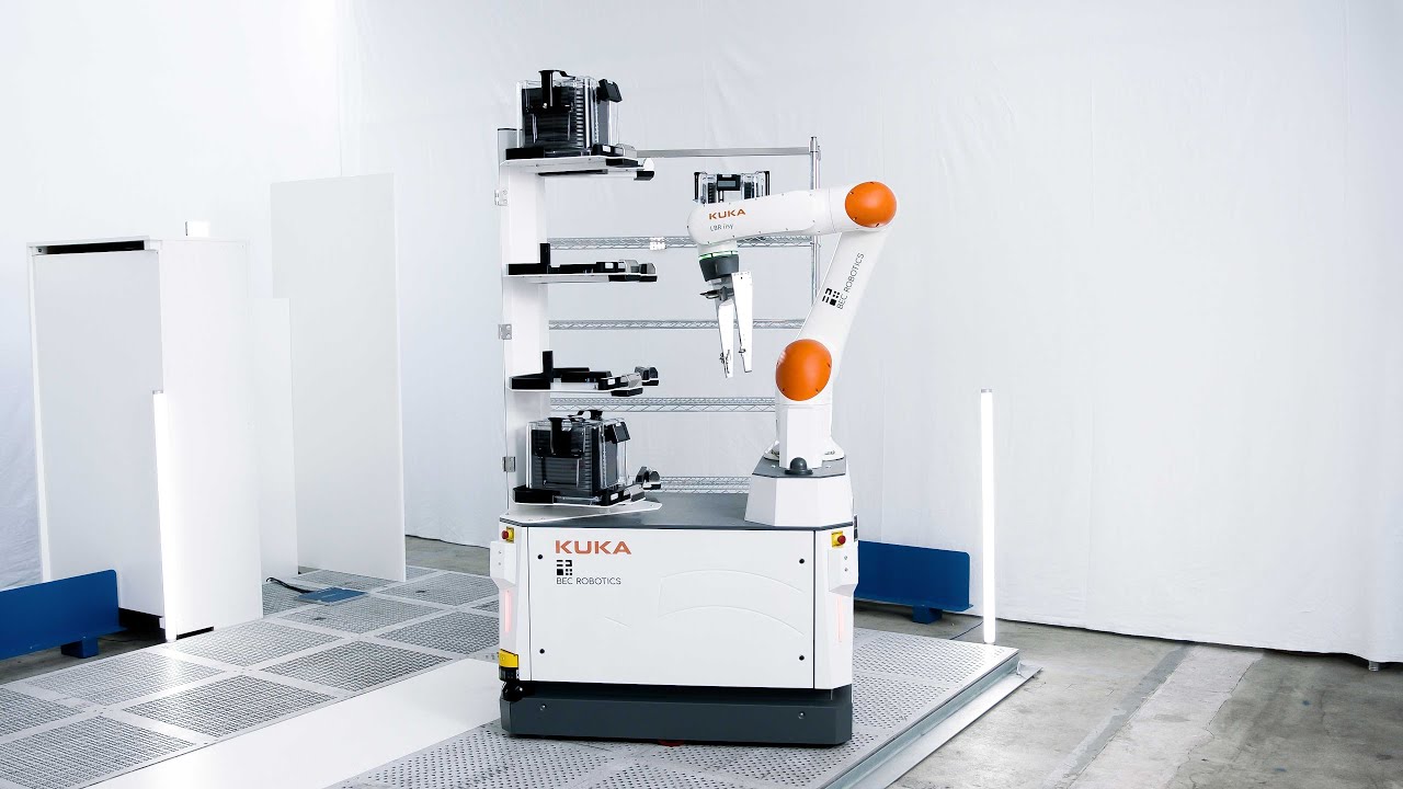 BEC FAB MOVER - Mobile Robots for Fab Automation with KUKA KMR iisy