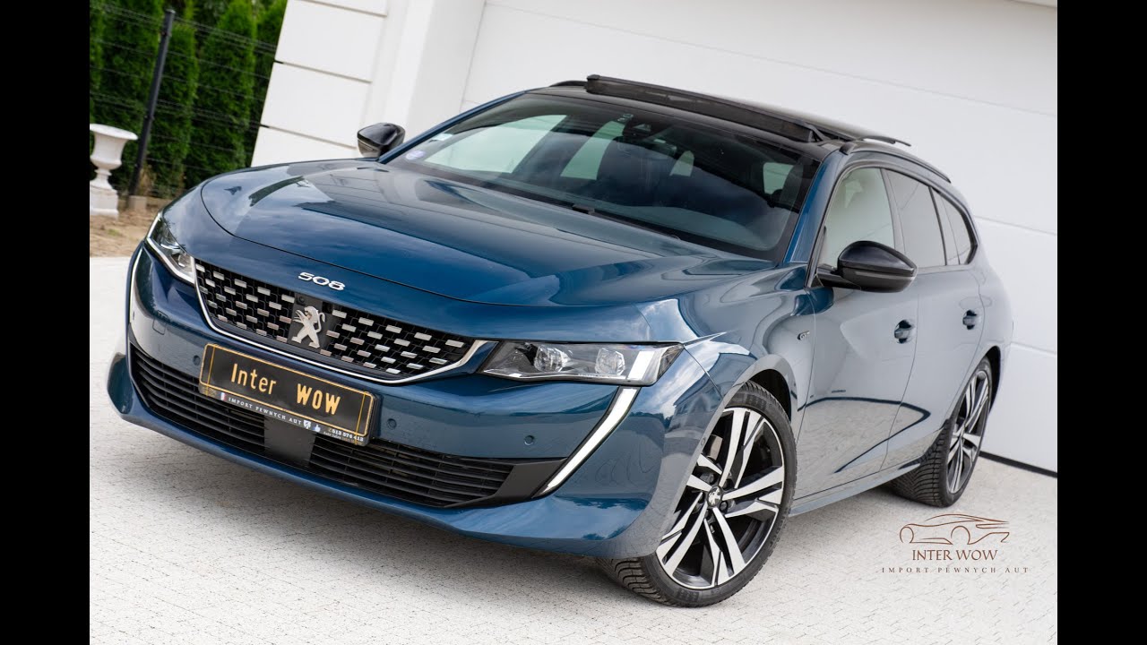 Peugeot 508 225KM #GTLine # SW # Kamera # FOCAL Drewno GREY oak NIGHT VISION 91 tys. km