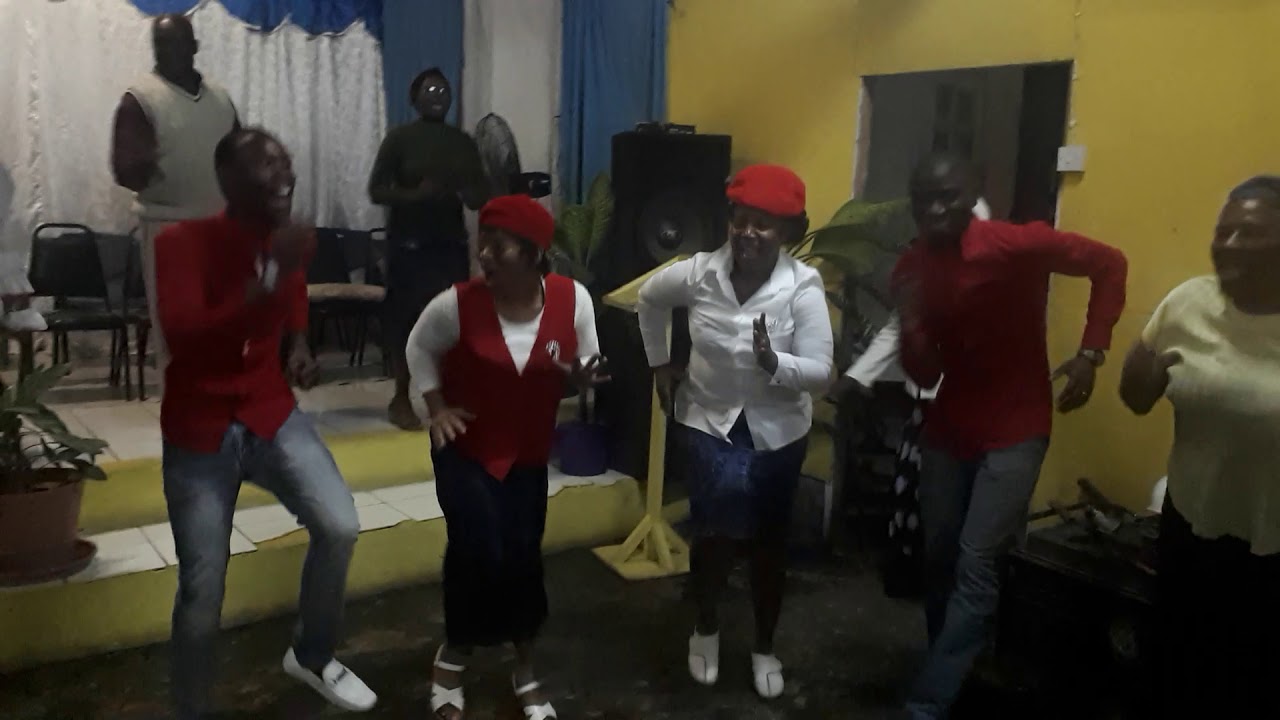 Little Shiloh Apostolic choir ministering at Harvest Temple Apostolic  ,Slipen Rd