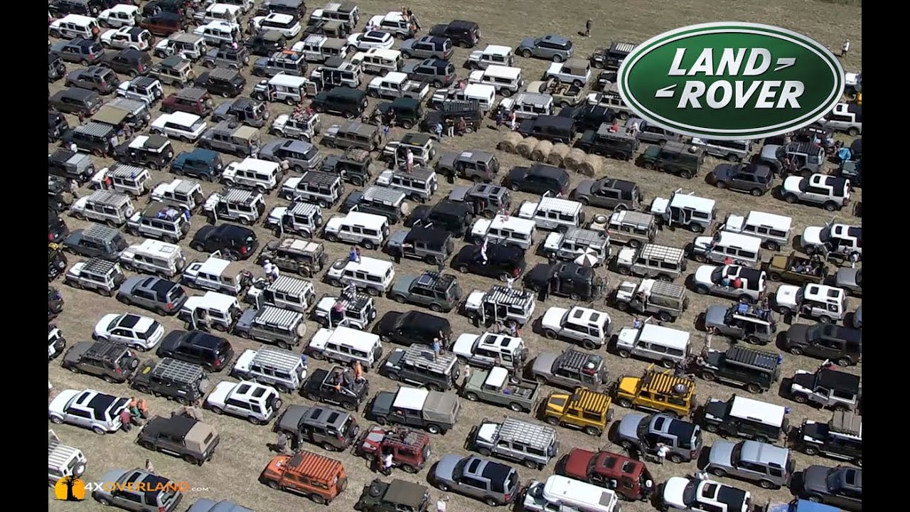 Land Rover World Record. Guinness book attempt. Most Land Rovers in a convoy