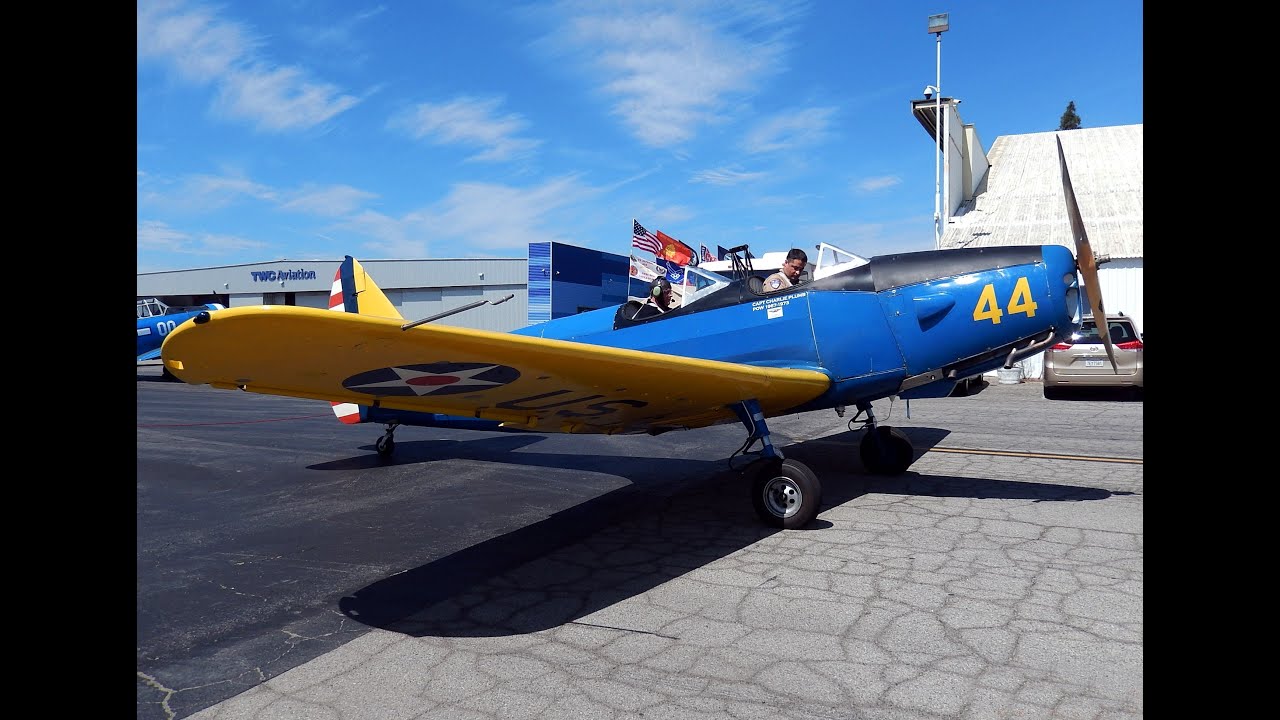 Flight in Fairchild PT-19 Full Flight in Open Cockpit - Van Nuys Airport | GoPro | Fairchild M62