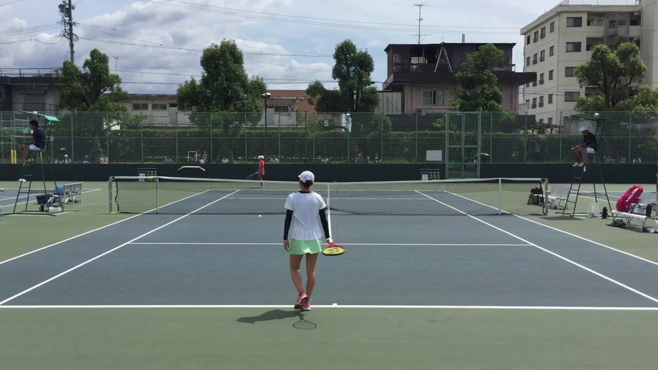 【2019インカレ/1R】安部有紗(山学大) 対 佃紫帆(関大) 2019 インカレ 女子シングルス 1回戦