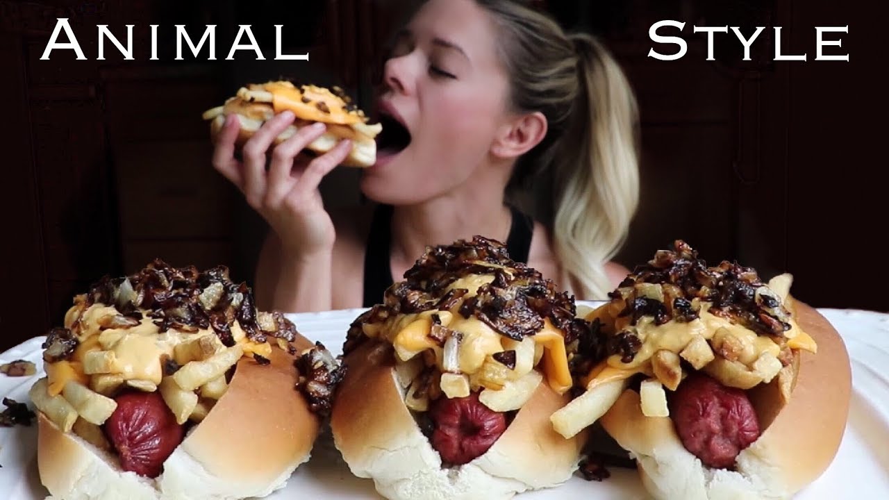 Animal Style Hot Dogs | In 'n' Out Inspired Mukbang!
