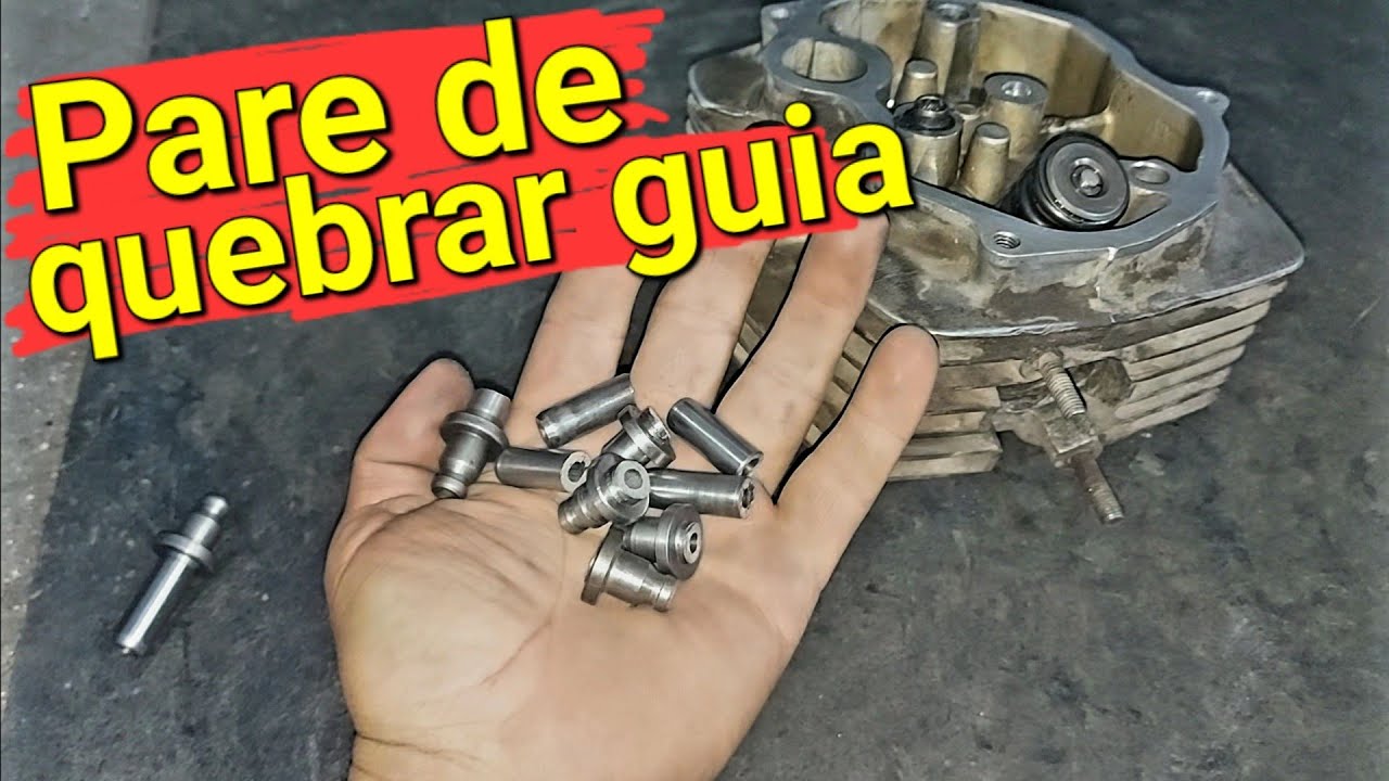 Colocando guia de válvula sob-medida o melhor jeito para não quebrar