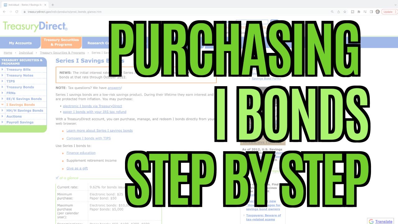 How to Purchase I Bonds Step By Step