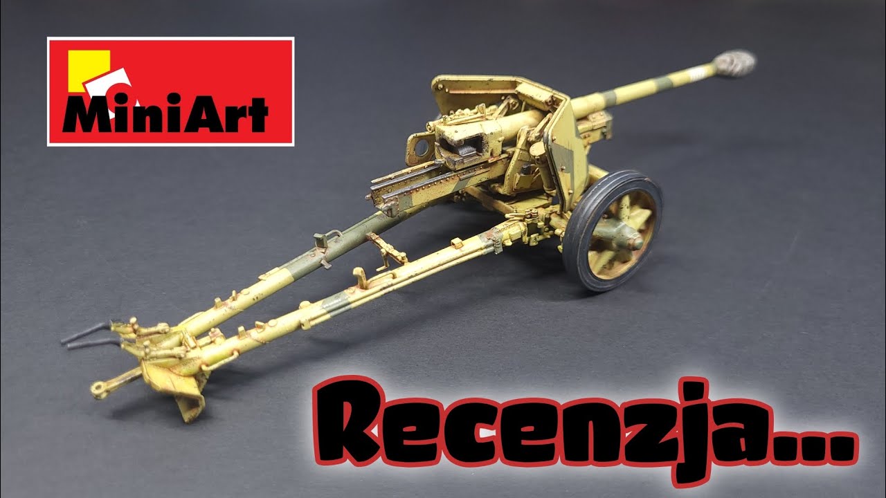 German PaK 40 7,5cm MiniArt 1:35 35394 - Recenzja gotowego modelu🤔