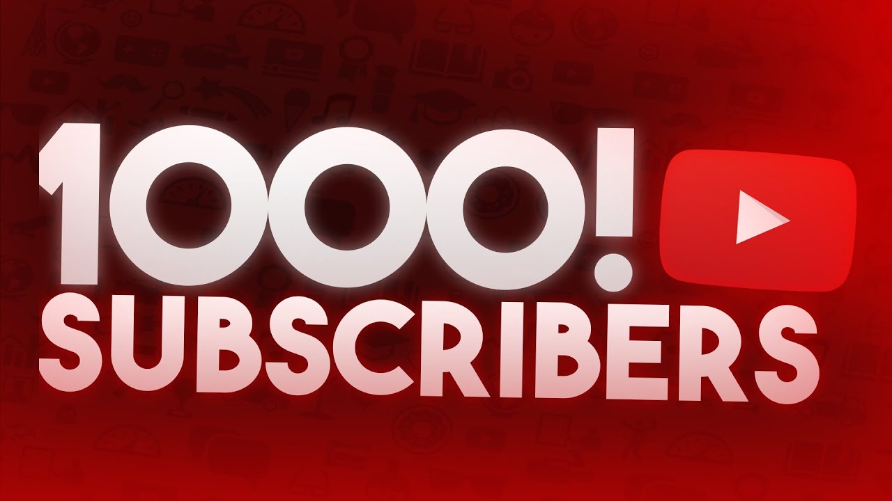 So We Reached 1000 Subscribers