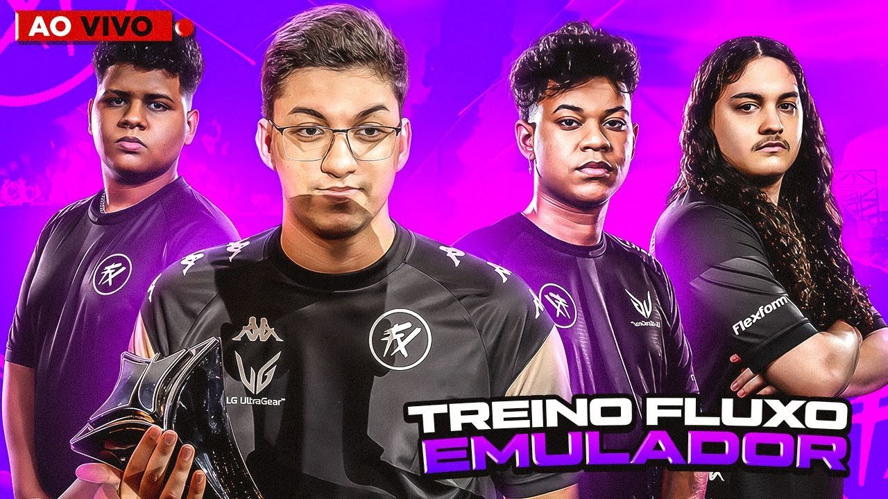 TREINO COM O TIMAO💜FX MENDES 💜FREE FIRE AO VIVO💜