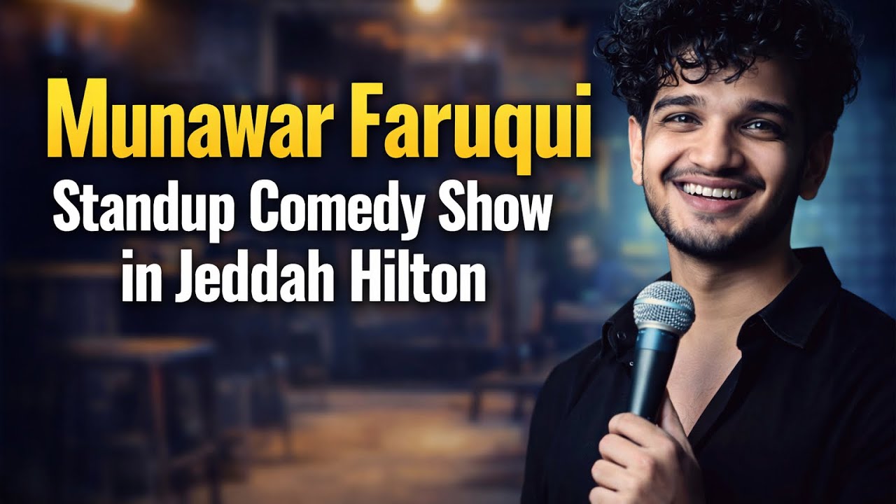 Munawar Faruqui Live Stand-Up Comedy Show in Jeddah | Gifts, Shayari & Untold Stories