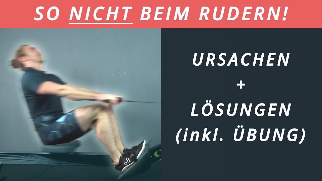 RUDERGERÄT FEHLER: Einsteiger machen das falsch + Übung für zu Hause (2023)