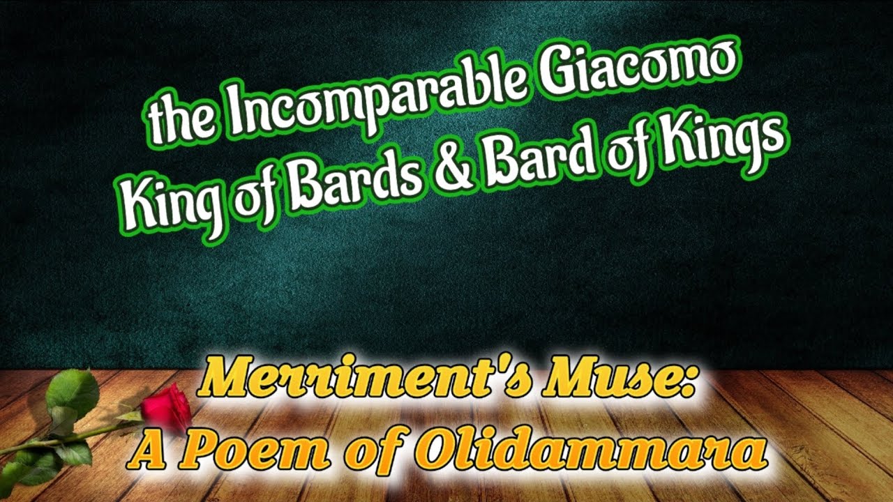 2GP D&D Quote the Bard 9/11/23 - Merriment's Muse: A Poem of Olidammara
