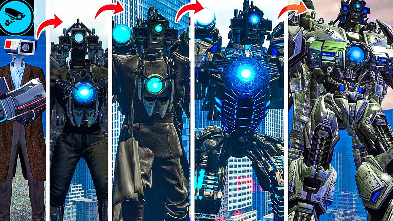 SIZE COMPARISON NEW TITAN CAMERAMAN VS SKIBIDI TOILET BOSSES 1-100, ULTRA CAMERA BOSS VS ASTRO GMAN