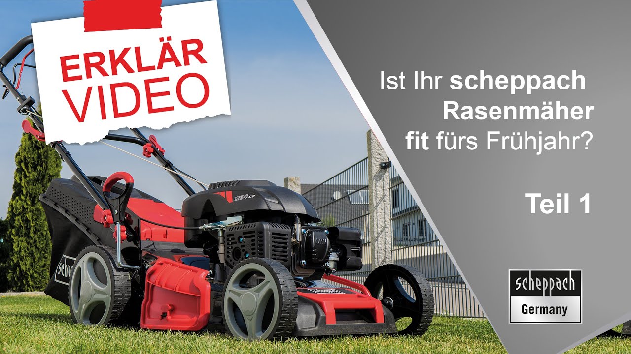 Rasenmäher  -  Kraftstoffsystem  - Zündkerze -  Luftfilter - Öl