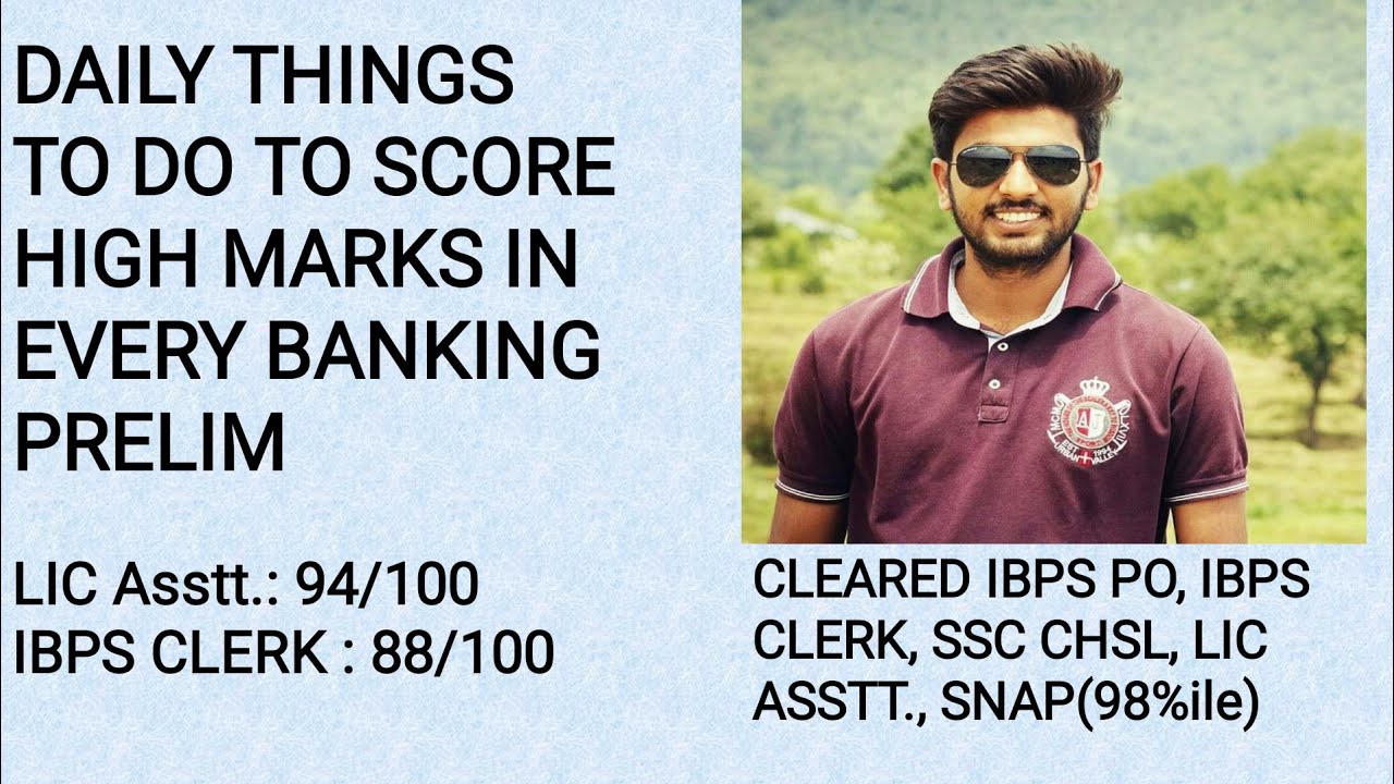 HOW TO SCORE HIGH MARKS IN EVERY BANKING PRELIM || SBI IBPS RBI LIC RRB || Ravi Sharma
