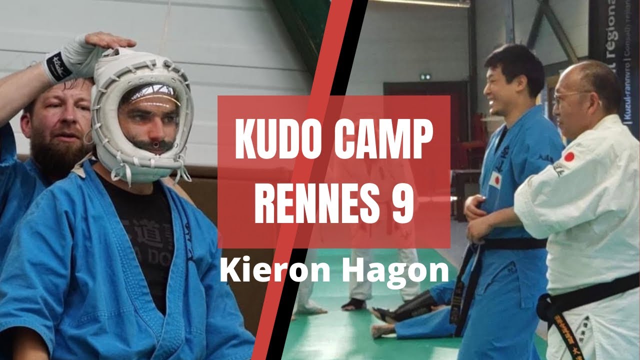 KUDO UK - Kieron Hagon fights for brown belt in front of Shihan Takahashi & Shimizu Azuma (Ryota)