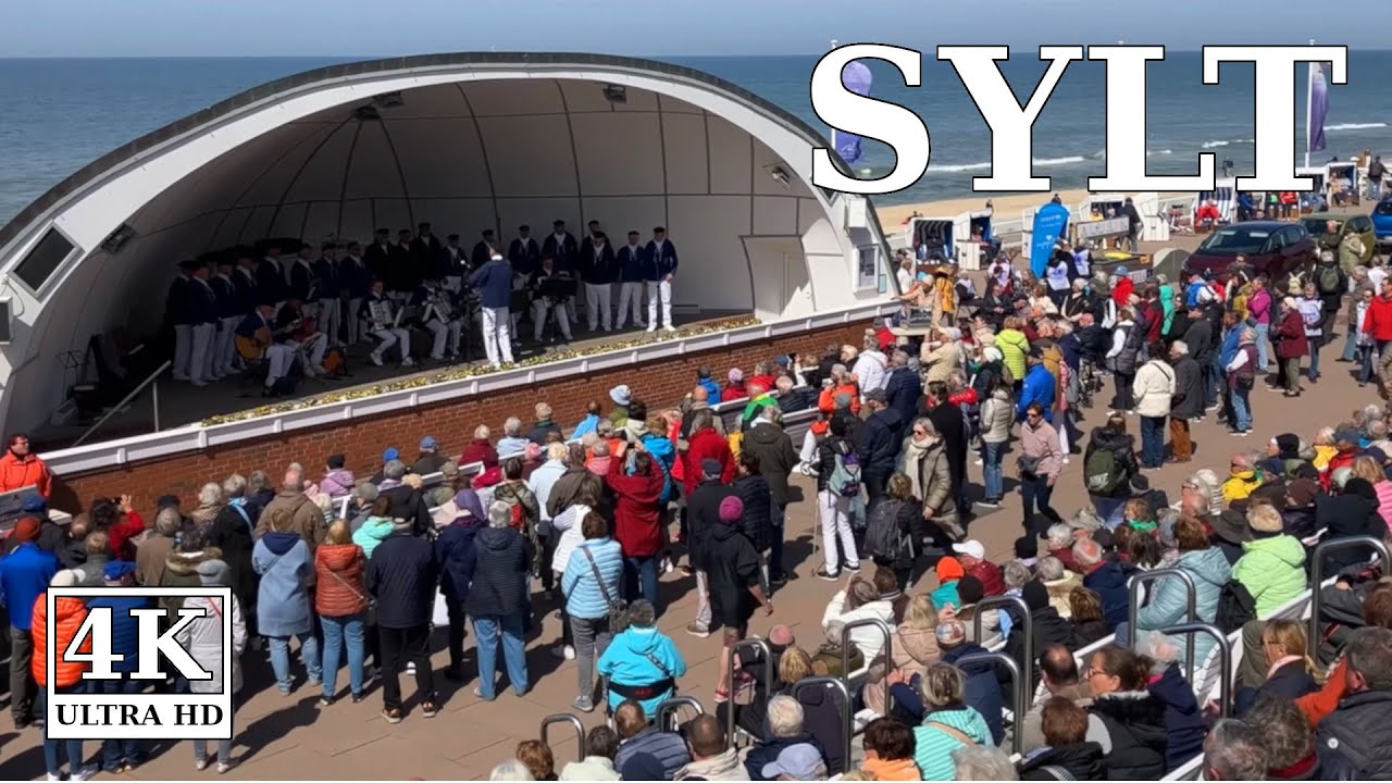 Saisoneröffnung Sylter Shanty Chor (1.Mai 2023 Musikmuschel) Promenade in Westerland Sylt