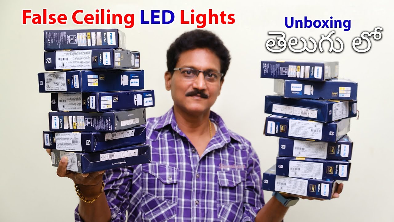 Best LED Lights for False Ceiling for Home & Office Unboxing in Telugu...