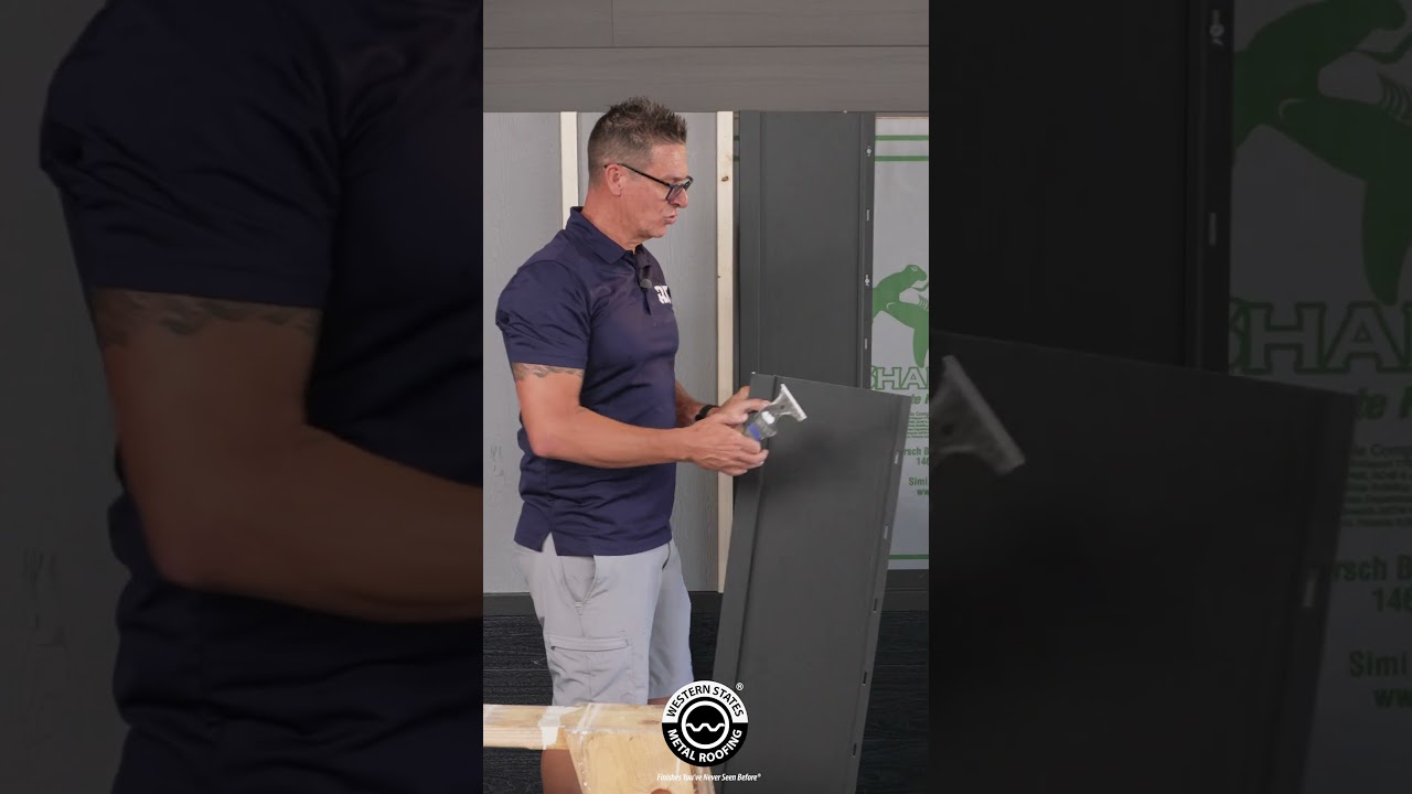 Крепление металлических досок и реек 101