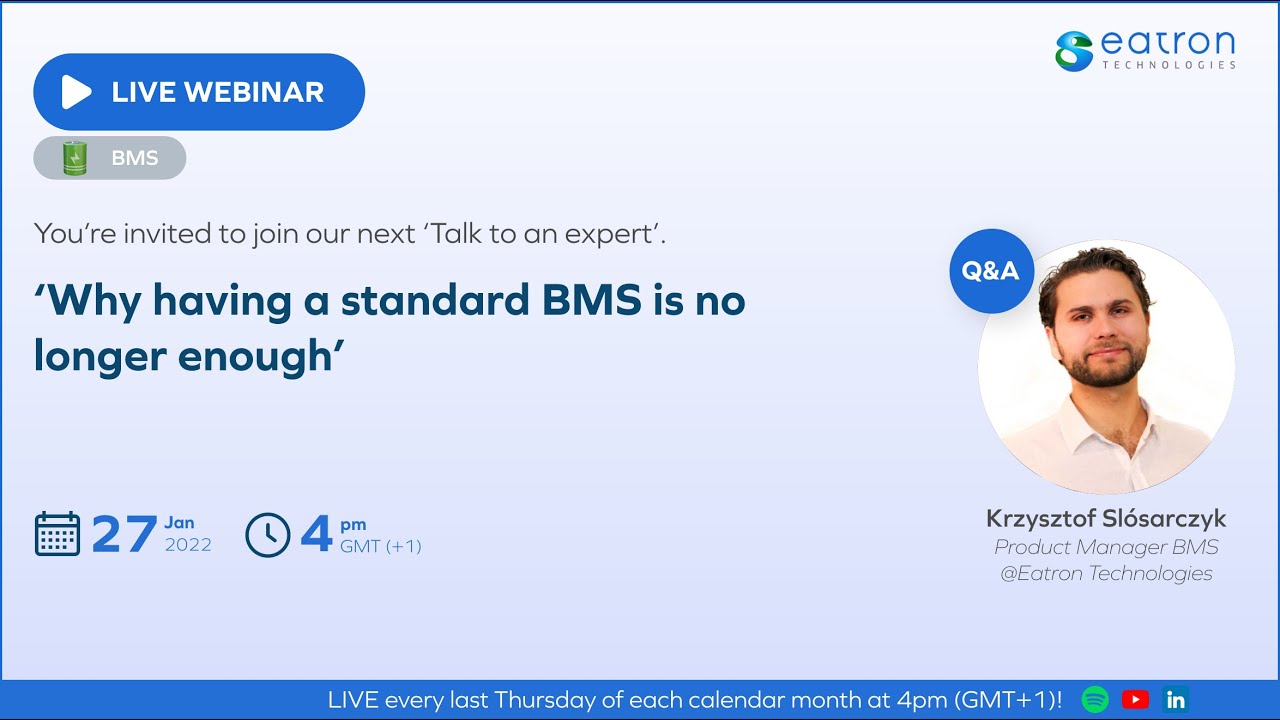 Why having a standard BMS is no longer enough